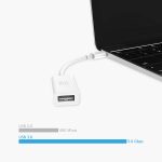 Adaptateur nonda USB C vers USB 3.0, USB Type-C vers USB, Adaptateur Thunderbolt 3 vers USB femelle – Blanc 4