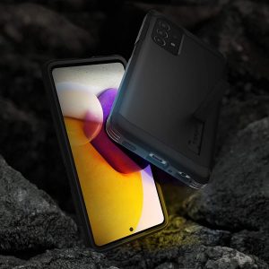 Coque de protection pour Samsung Galaxy A72 - Noir - Spigen Tough Armor – Image 2