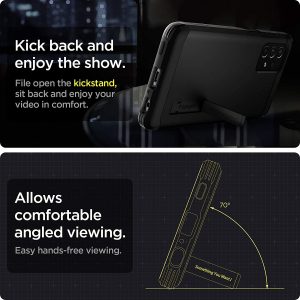 Coque de protection pour Samsung Galaxy A72 - Noir - Spigen Tough Armor – Image 6