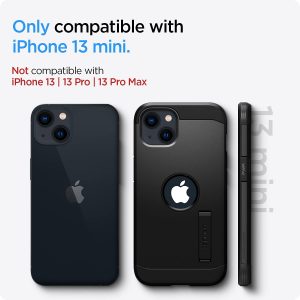 Coque de protection pour iPhone 13 Mini - Noir - Spigen Tough Armor – Image 2