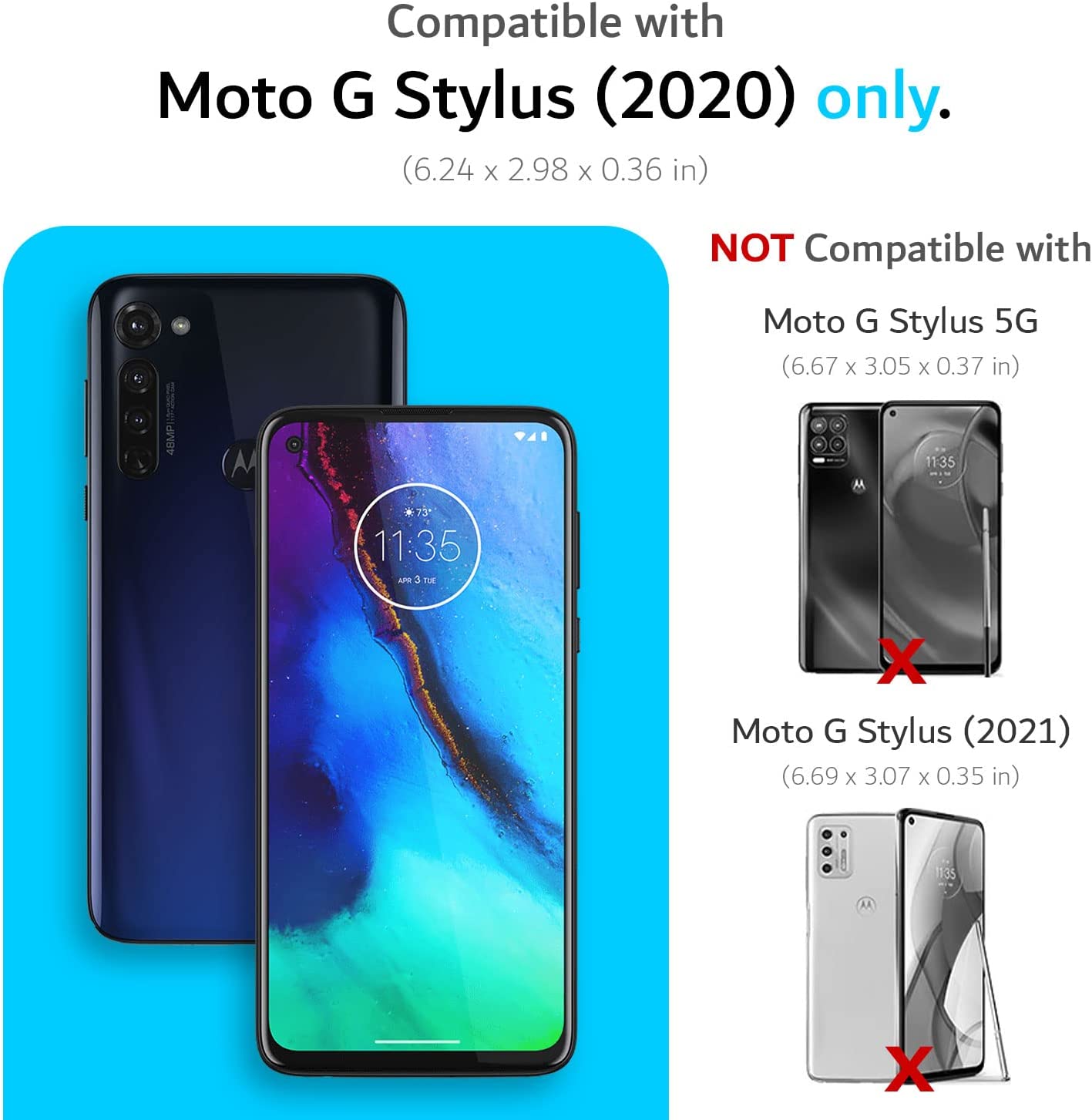 Coque TUDIA DualShield pour Motorola Moto G Pro (2020) – rigide double couche ultra résistante 2