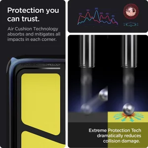 Coque de protection Compatible avec Samsung Galaxy A52 / A52s Spigen Tough Armor  - Metal Slate – Image 5
