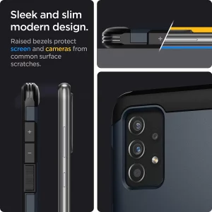 Coque de protection Compatible avec Samsung Galaxy A52 / A52s Spigen Tough Armor  - Metal Slate – Image 3