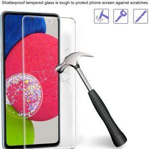 Verre trempé (3 pièces protection écran + 2 pièces protection caméra arrière) pour Samsung Galaxy A52 4G&5G - A52s 5G - Ferilinso – Image 5