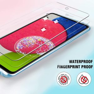 Verre trempé (3 pièces protection écran + 2 pièces protection caméra arrière) pour Samsung Galaxy A52 4G&5G - A52s 5G - Ferilinso – Image 6