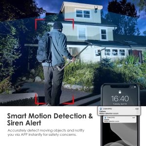 Caméra de sécurité extérieure avec vision nocturne de 25 m - ieGeek – Image 2