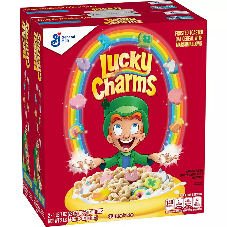 Céréales de guimauve sans gluten Lucky Charms