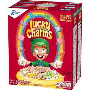 Céréales de guimauve sans gluten Lucky Charms (23 oz., 2 paquets.) – Image 3