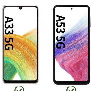 2 Protection écran et caméra en Verre Trempé pour Samsung Galaxy A33 5G / A53 5G avec Cadre d'Installation, 9H Dureté Protection Écran - DEERLAMN – Image 2