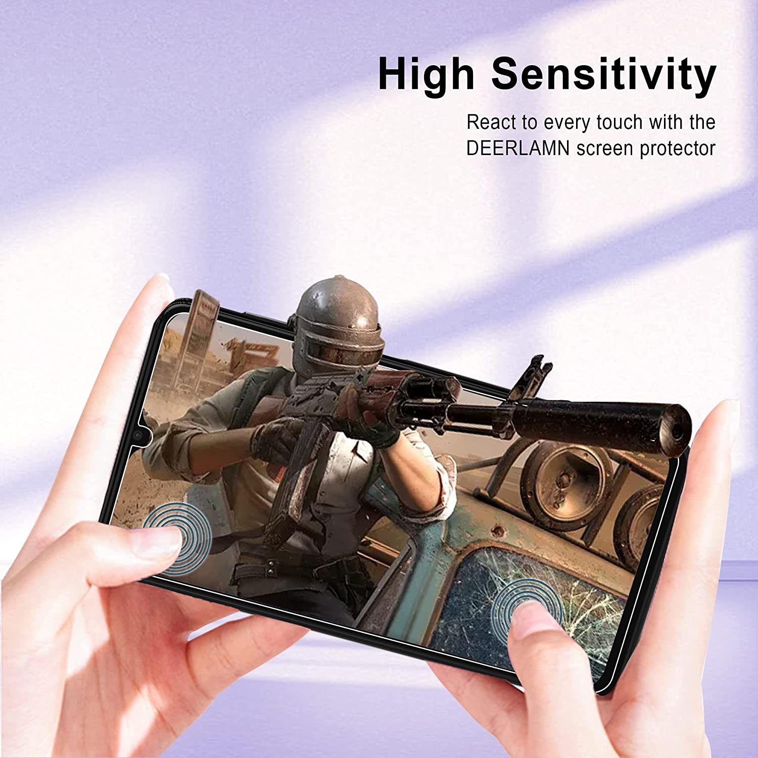 DEERLAMN Verre Trempé pour Samsung Galaxy A33 5G : A53 5G avec Cadre d’Installation, 9H Dureté Protection Écran, 2 Films de Protection et 2 Protection Ecran Caméra – 5