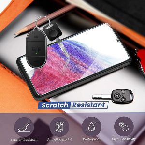 2 Protection écran et caméra en Verre Trempé pour Samsung Galaxy A33 5G / A53 5G avec Cadre d'Installation, 9H Dureté Protection Écran - DEERLAMN – Image 7