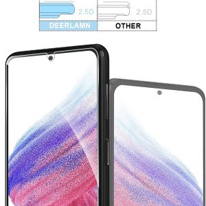 2 Protection écran et caméra en Verre Trempé pour Samsung Galaxy A33 5G / A53 5G avec Cadre d'Installation, 9H Dureté Protection Écran - DEERLAMN – Image 6