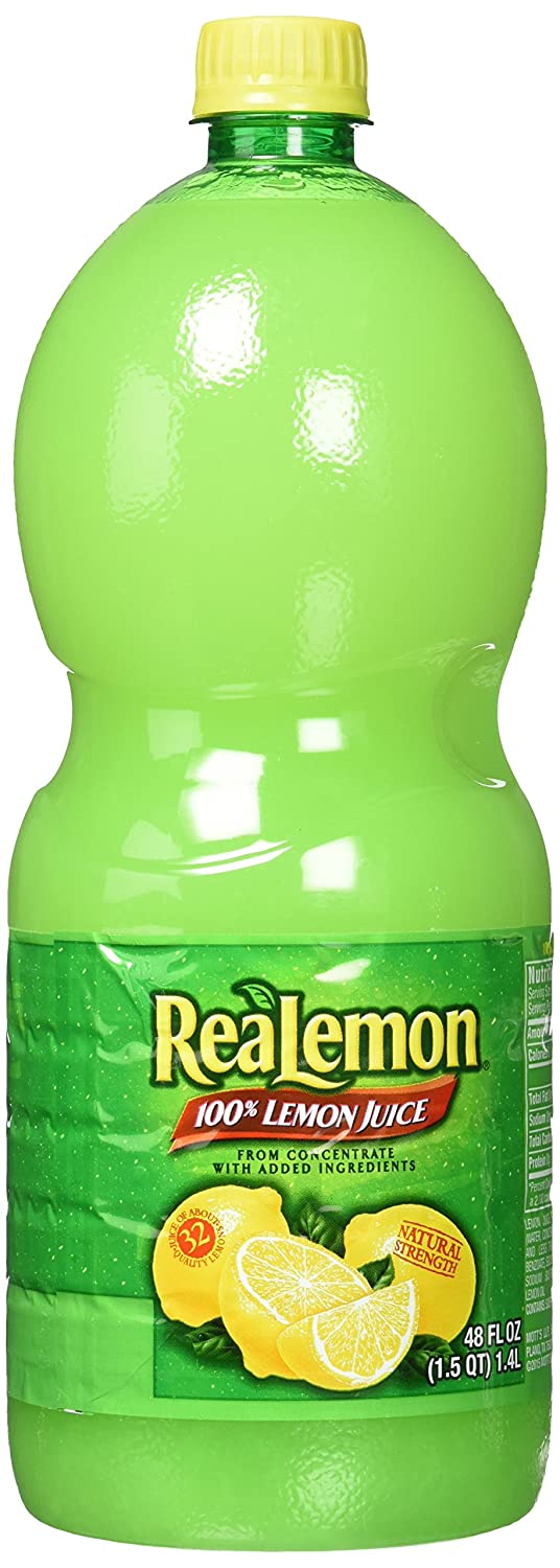 Jus de citron 100% Realemon 1,4L, paquet de 2