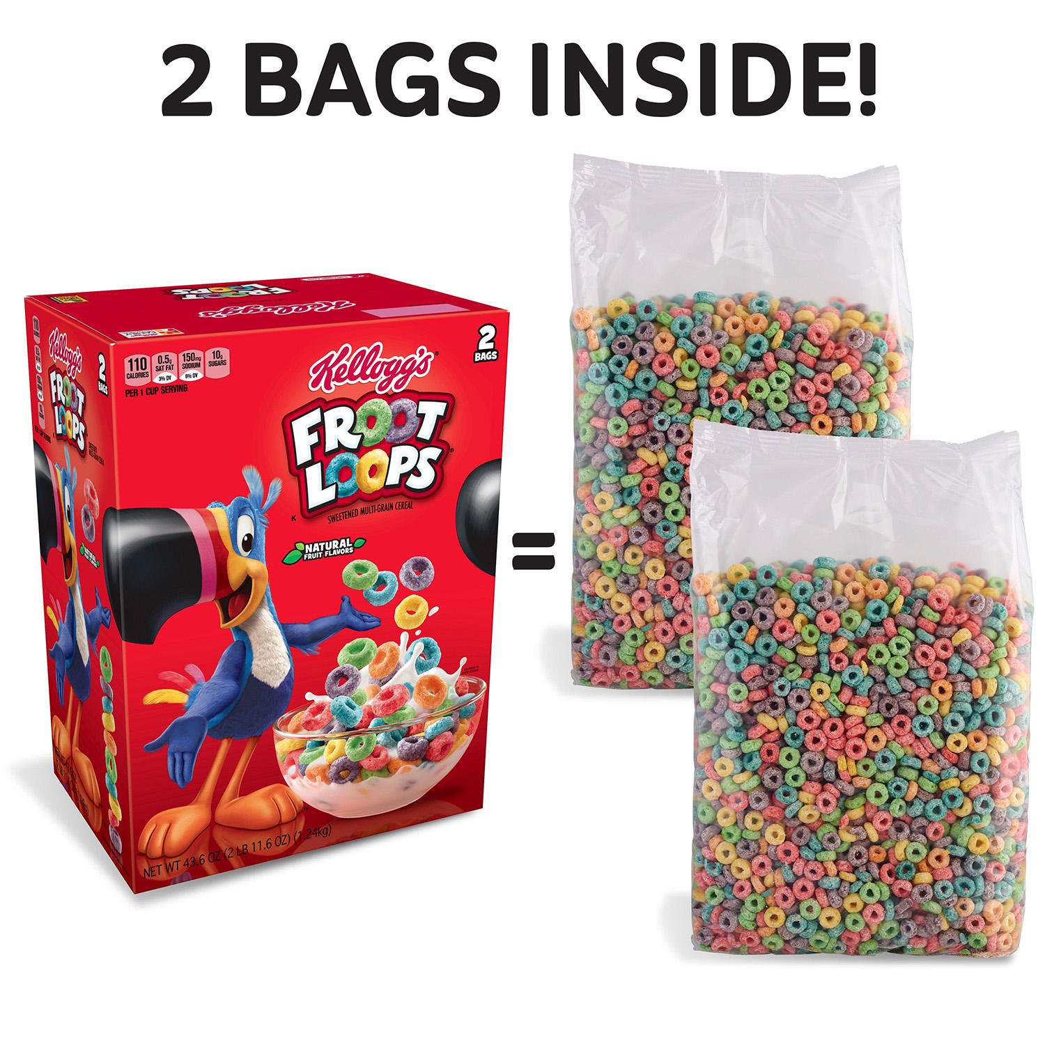 Kellogg’s Froot Loops Cereal (43.6 oz.) – 1
