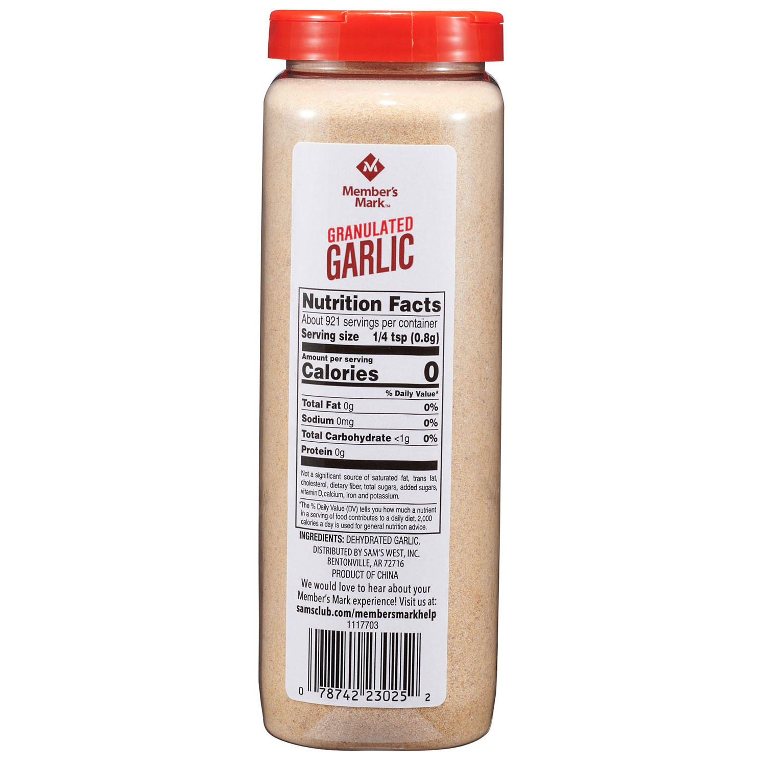 Member’s Mark Granulated Garlic (26 oz.) – 2