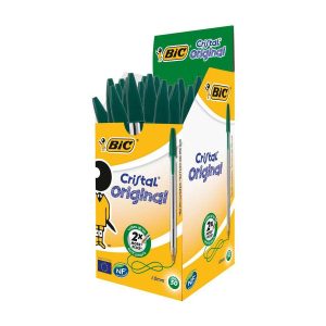 Stylo cristal Vert - Bic – Image 3