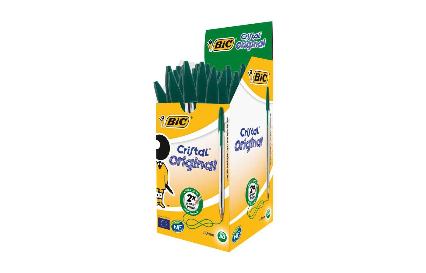 STYLO-CRISTAL-VERT-3629-BIC 1