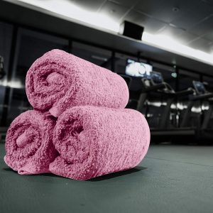 Petite serviette en coton, débarbouillette rose - 30 x 30 cm - (unité) - Utopia Towels – Image 2