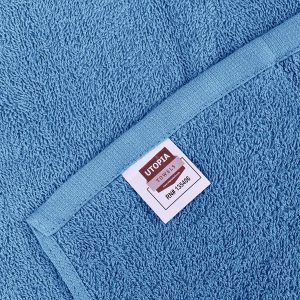 Petite serviette en coton, débarbouillette bleu - 30 x 30 cm - (unité) - Utopia Towels – Image 6
