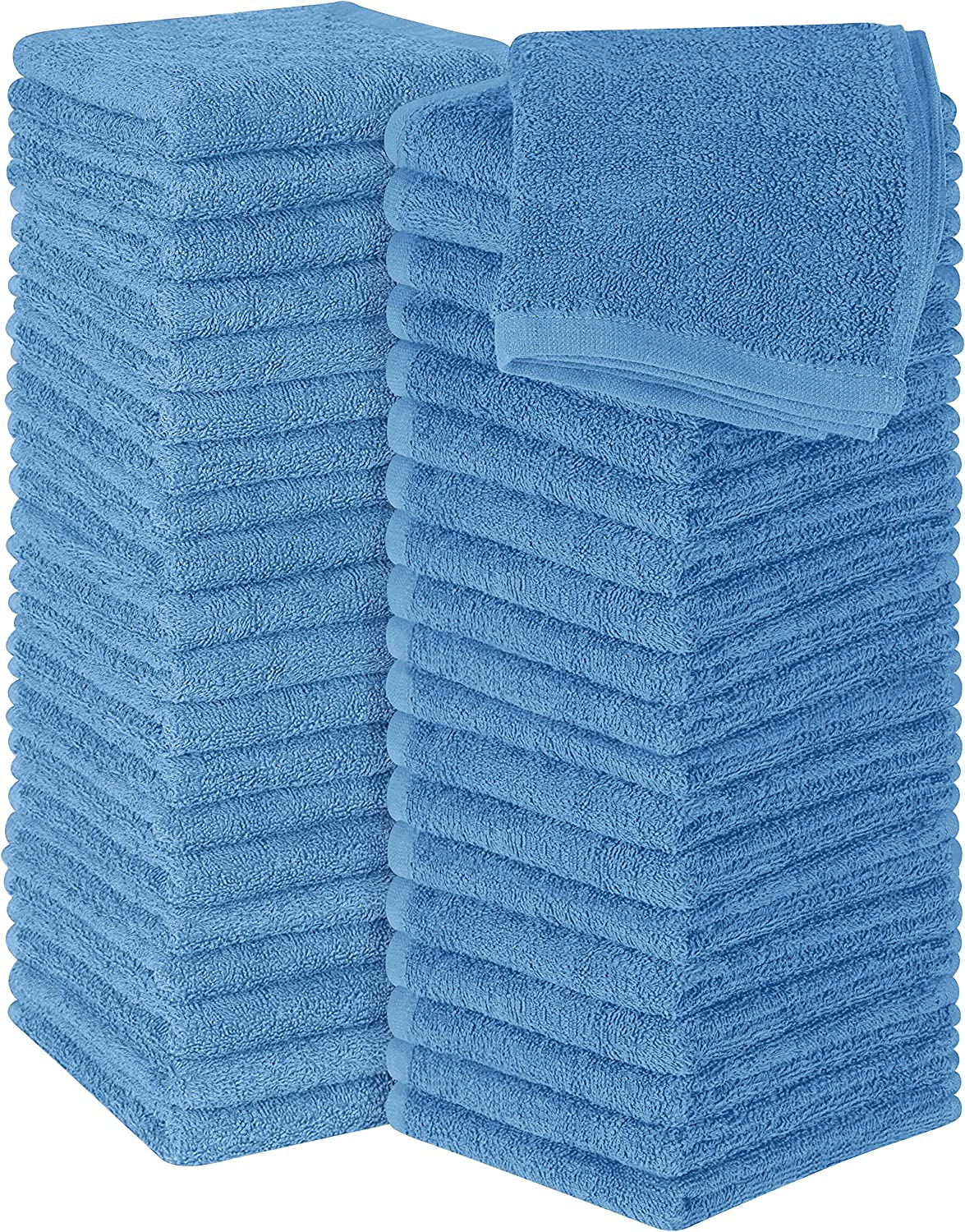 Utopia Towels – Petites Serviettes, débarbouillettes – 30 x 30 cm (60 Paquets, Bleu électrique)