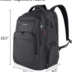Sac à dos de voyage pour ordinateur portable 17.3 hydrofuge - KROSER – Image 6