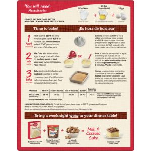 Mélange à gâteau à la vanille Super Moist (432g)- Betty Crocker – Image 3