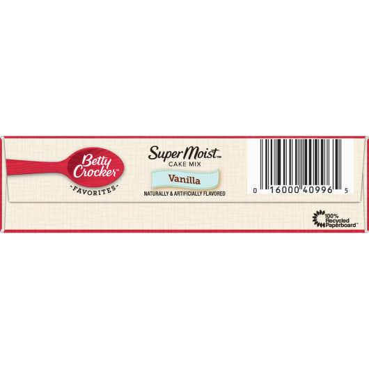 Betty Crocker Super Moist Favorites Vanilla Cake Mix – 3