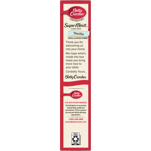 Betty Crocker Super Moist Favorites Vanilla Cake Mix – 4