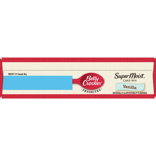 Betty Crocker Super Moist Favorites Vanilla Cake Mix – 6