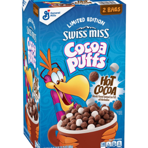 Céréales au cacao chaud Swiss Miss Cocoa Puffs. (2 SACS) (BOÎTE DE 1-31,25 ONCES) – Image 2