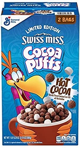 Céréales au cacao chaud Swiss Miss Cocoa Puffs. (2 SACS) (BOÎTE DE 1-31,25 ONCES) 3
