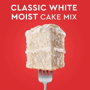 Lot de 3 moules à gâteau Blanc 432 g,  Moist Classic White Cake Mix  - Duncan Hines – Image 2