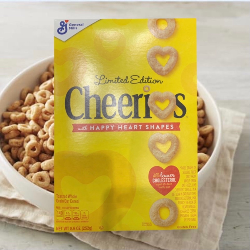 General Mills Édition limitée Cheerios Happy Heart Shapes 8,9 oz (252 g) 2