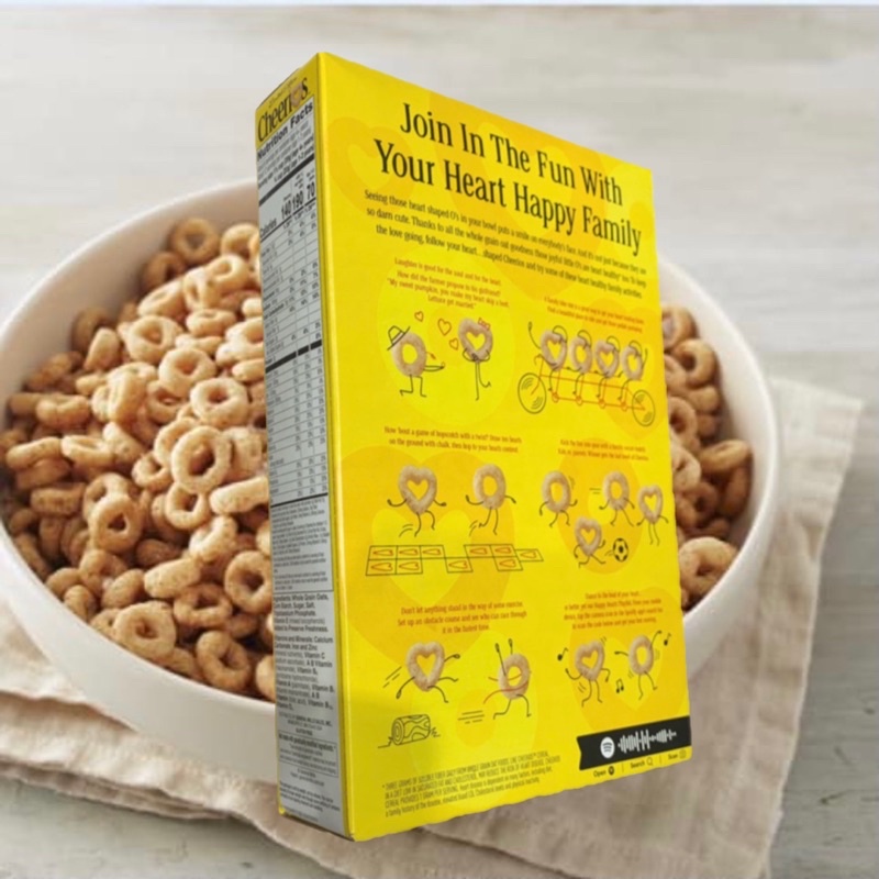 General Mills Édition limitée Cheerios Happy Heart Shapes 8,9 oz (252 g) 3