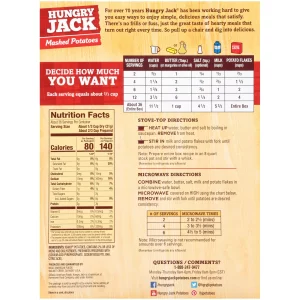 Purée de pommes de terre - Hungry Jack (26.7OZ ~756g) – Image 2