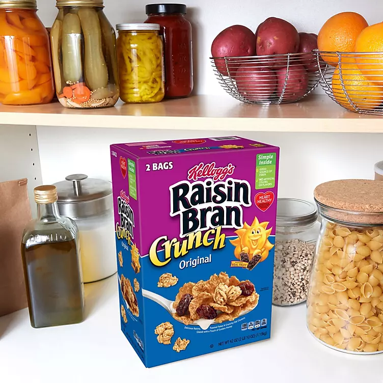 Kellogg’s Original Raisin Bran Crunch Céréales pour petit-déjeuner (42 oz) 2