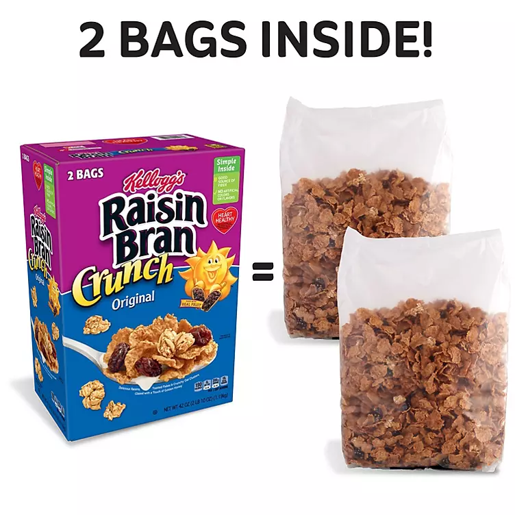 Kellogg’s Original Raisin Bran Crunch Céréales pour petit-déjeuner (42 oz) 5