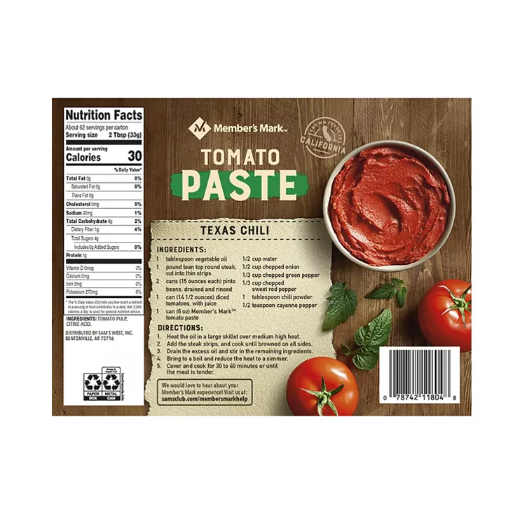 Pâte de tomate Mark du membre (6 oz, 12 pk.) 2