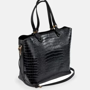 Sac à main avec bandoulière noir avec imprimé noix de coco - Pierre Cardin – Image 2