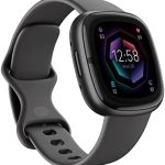 Montre connectée sport et santé Jusqu’à 6 jours d’autonomie de batterie - Compatible avec android et iOS - Fitbit Sense 2