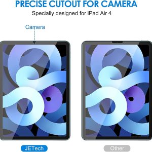 Film de protection ecran en verre trempé Compatible avec iPad Air 5 ou 4 (10,9-Pouces, Modèle 2022-2020, 5e, 4e Génération)- JETech – Image 3
