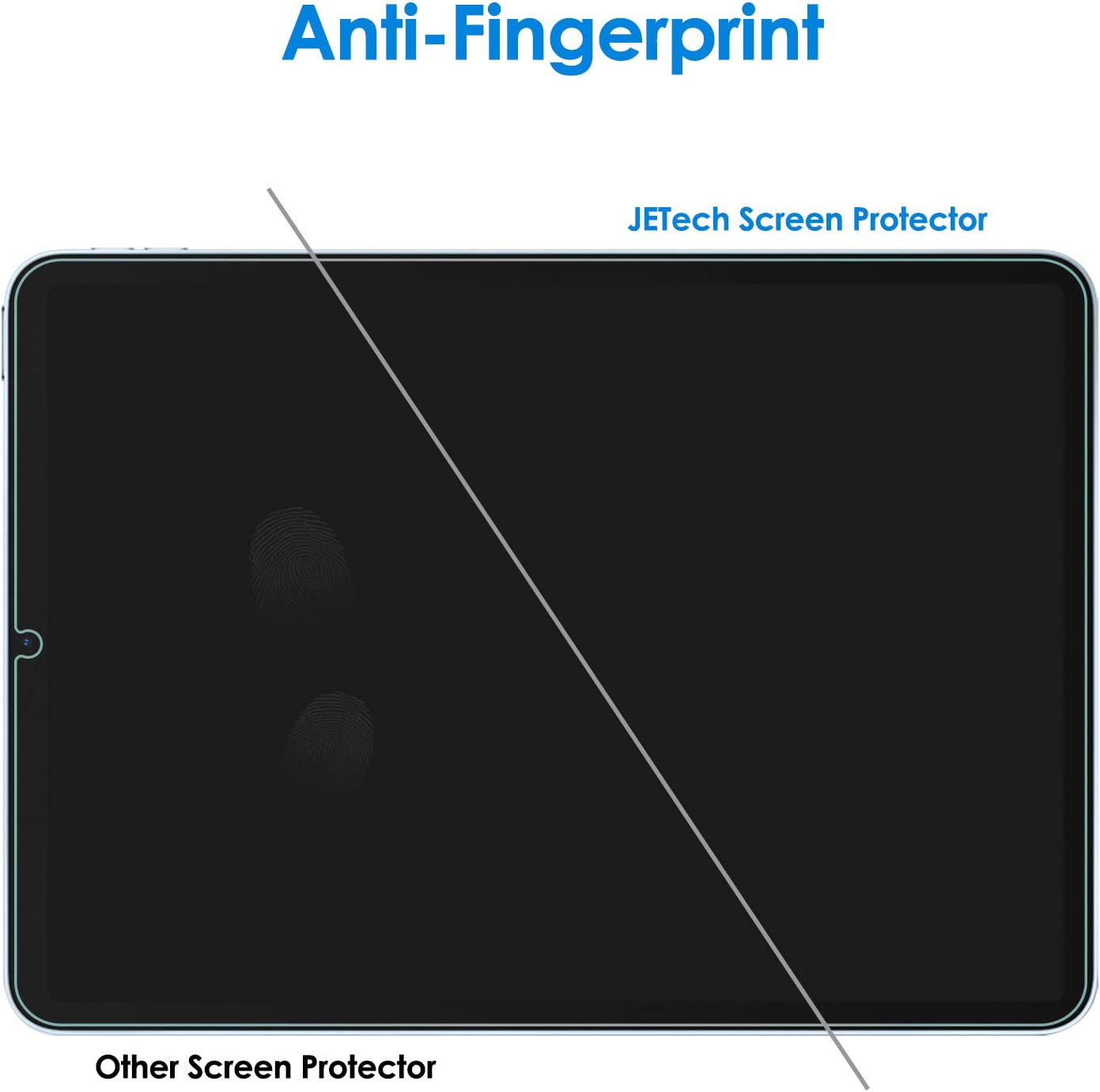 Protection Écran JETech Compatible avec iPad Air 5 ou 4 (10,9-Pouces, Modèle 2022-2020, 5e, 4e Génération), Film de Protection en Verre Trempé 6