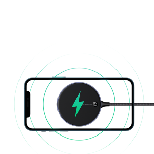 Chargeur sans fil Qi 15W compatible avec MagSafe pour iPhone gris - UGREEN – Image 8