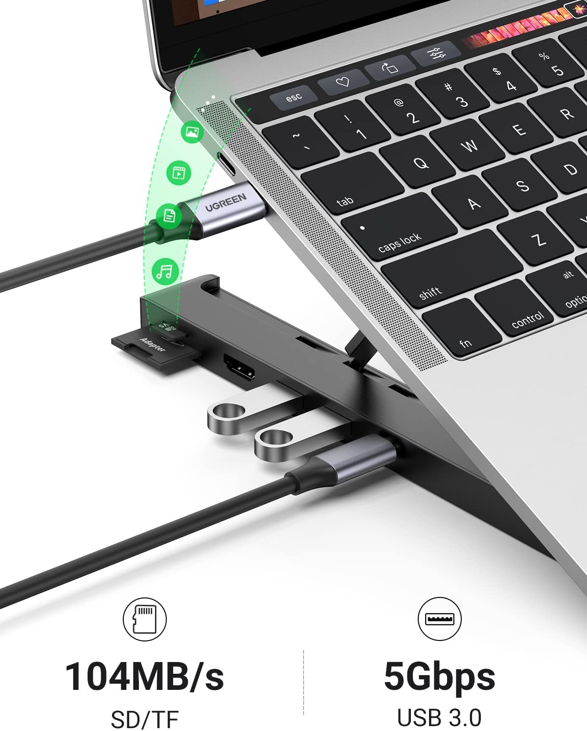 Station d’accueil pour ordinateur portable UGREEN USB C6