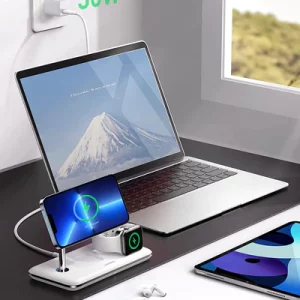 Station de recharge sans fil Ugreen 3-en-1 MagSafe – Image 3