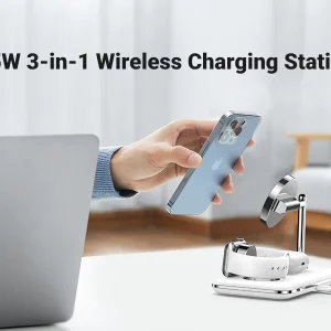 Station de recharge sans fil Ugreen 3-en-1 MagSafe – Image 2