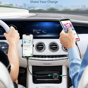 Chargeur allume cigare UGREEN Double Port USB C  PD 30W & PD 20W = 50W – Image 3
