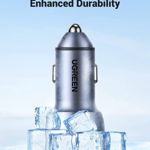 Chargeur allume cigare UGREEN Double Port USB C  PD 30W & PD 20W = 50W – Image 8