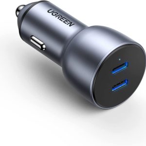Chargeur allume cigare UGREEN Double Port USB C  PD 30W & PD 20W = 50W – Image 10