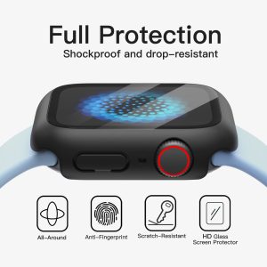 Coque avec protecteur d'ecran JETech Compatible avec Apple Watch Series 8 7 41mm – Image 5